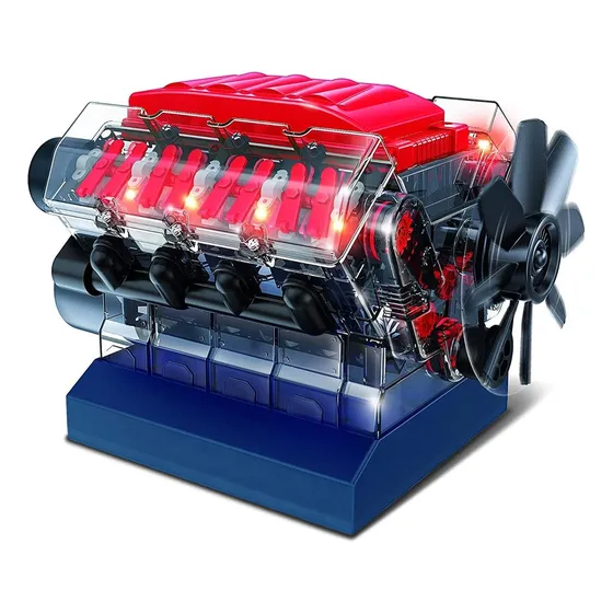 Motor A Escala V8 Playz, Para Construcción, Funcional