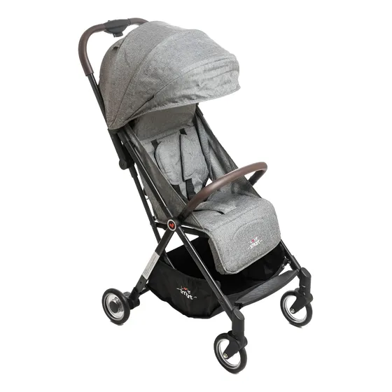 Cochecito De Paseo Plegado Automatico Reclinado Completo