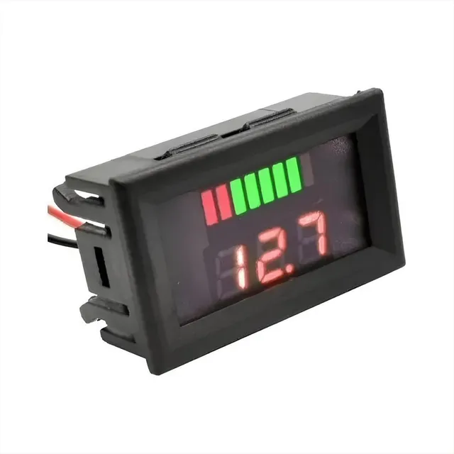 Voltimetro Para Automóvil, Motos, Para Embutir, 12 A 48vdc