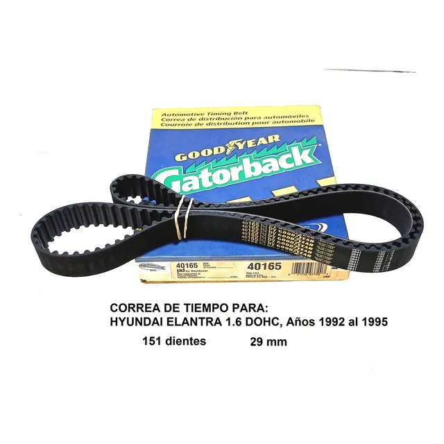 Correa Tiempo Para Hyundai Elantra 1.6 151 Dientes 29 Mm