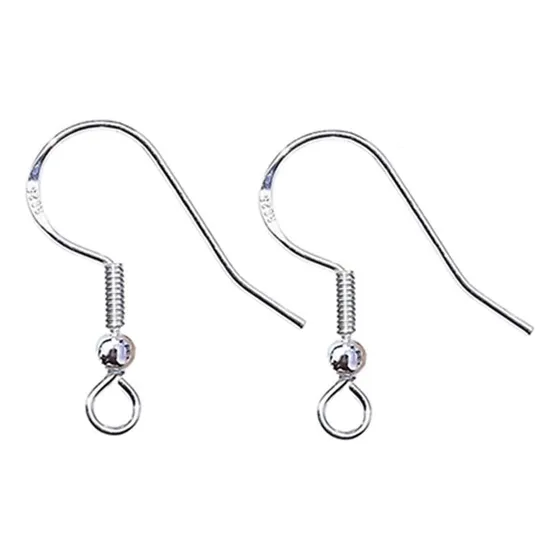 200 Und Pack Ganchos Para Aros Plata Fina 925 que es muy bonito y adecuado para combinar con varios pendientes