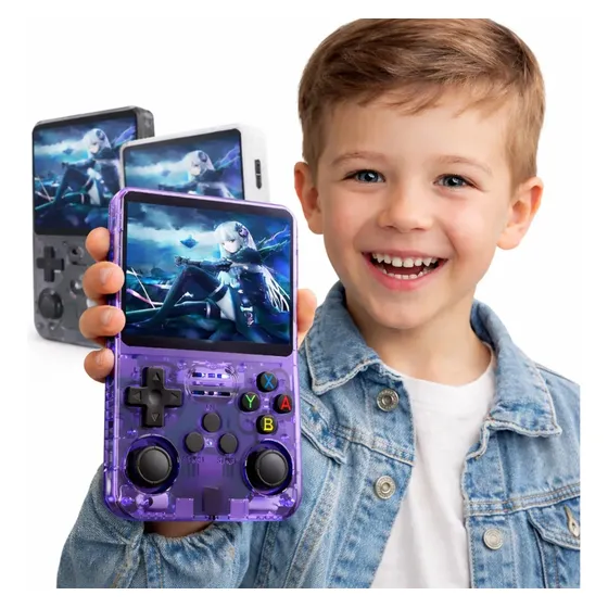 Tela Portátil Retrô R36s Pro 15mil Jogos Console 64gb