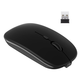 Ratón Inalámbrico Delgado Bluetooth 2.4g Recargable Con Usb Ratón Inalámbrico Delgado Bluetooth 2.4g Recargable Con Usb