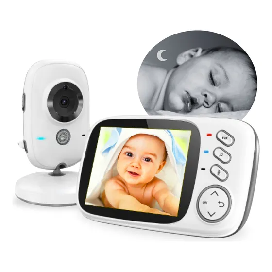 Baby Monitor Vb603 Baba Eletrônica Com Monitor 110v/220v Color Blanco