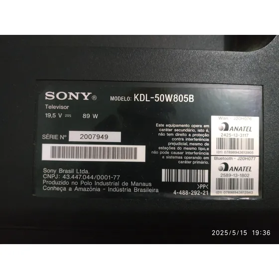 Tv Smart 3d Sony // Com Defeito No Display