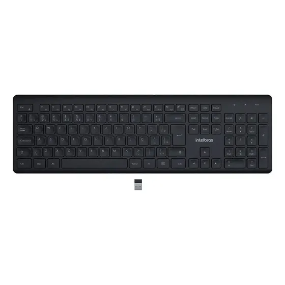 Teclado Sem Fio Intelbras Tsi50 Abnt2 Preto