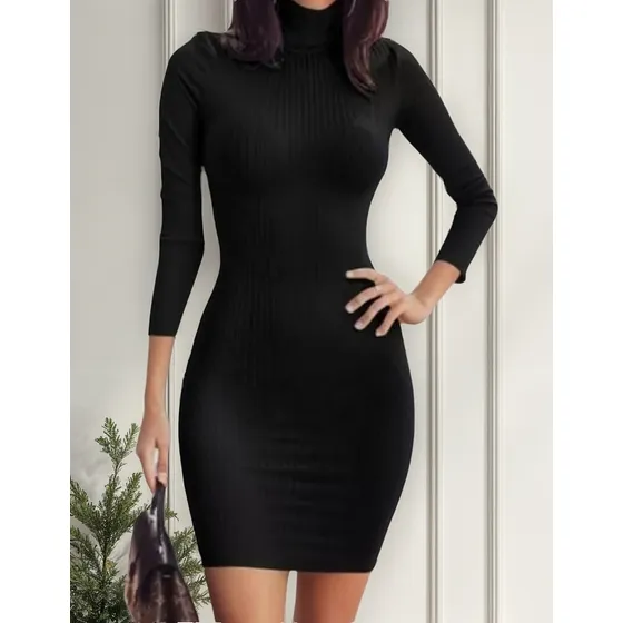 Vestido Morley Manga Larga Afelpado Talla L/xl