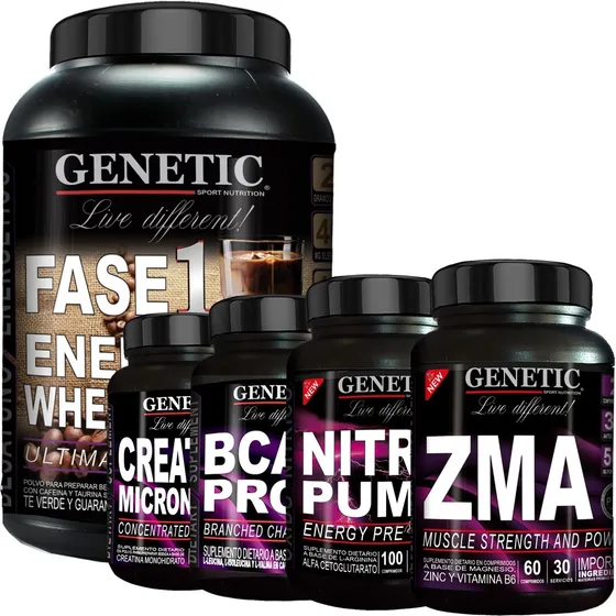 Anabol 5 Desarrollo Muscular Energía Potencia Libido Genetic