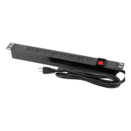 Regleta Pdu Rackeable De 8 Tomas Para Rack 15amp