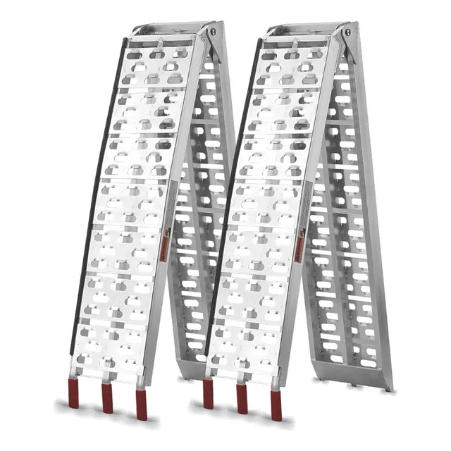 Vendav Rampas Atv Para Camionetas De 7.5 Pies, Rampas Portátiles De Aluminio De 1500 Libras, 2 Unidades