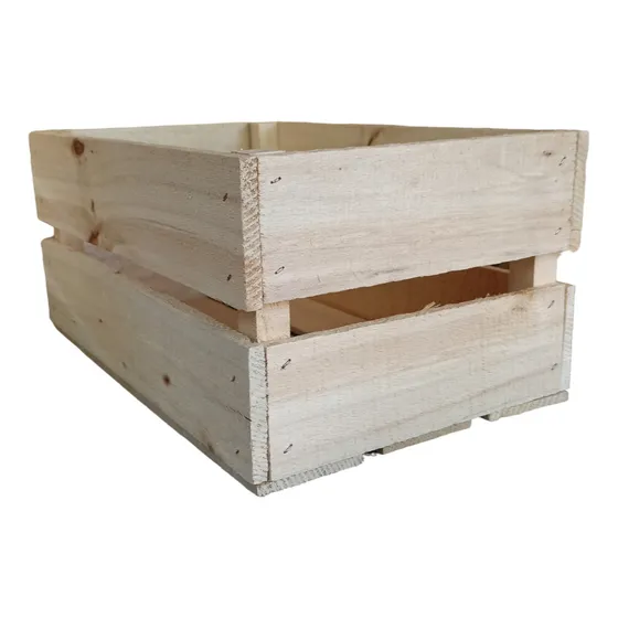 Pack 10 Cajas Prefabricadas Sin Armar Todo Uso De Madera 