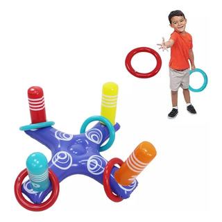 Juego Inflable Lanzamiento De Aros Juego Dinámico Piscina Juego Inflable Lanzamiento De Aros Juego Dinámico Piscina