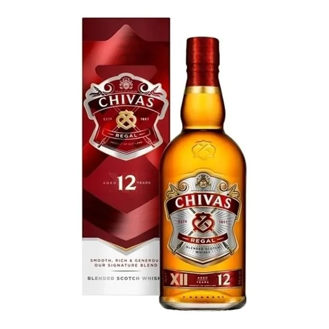 Whisky Chivas Regal 12 Años 1l.   Envio Gratis