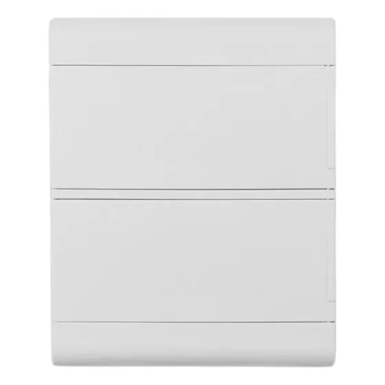 Centro De Sobrepor Pvc Para 24 Disjuntor Scv24po Tampa Opaca