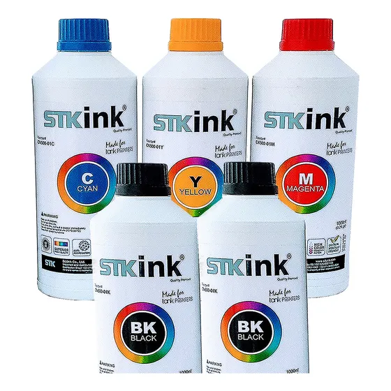 5 Litro Tinta Para Impressora Hp Smart Tank 581 517 Gt53 Tinta Super Black Magenta Yellow Cyan
