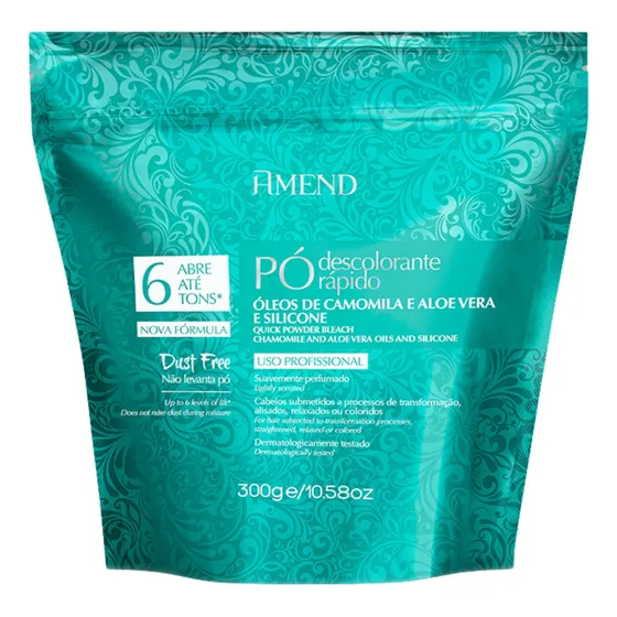 Pó Descolorante Amend Óleos De Camomila E Aloe E Vera 300g
