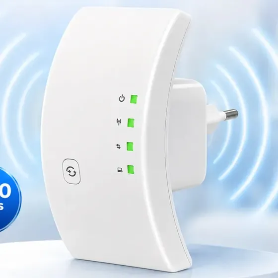 Repetidor Sinal Wifi 1800mbps Amplificador Sem Fio Turbo Porta Ethernet Cobertura Estendida Casa Escritorio Configuracao Facil Compativel Roteador Wireless Cor Branco Gigabit Alta Midiafone