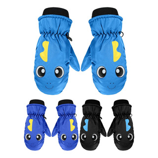 3 Pairs Kids Snow Ski Gloves Winter Waterproof Warm Snowboar 3 Pairs Kids Snow Ski Gloves Winter Waterproof Warm Snowboar