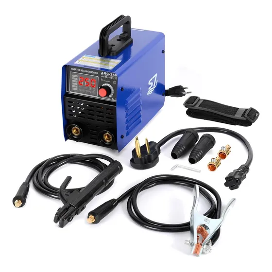Máquina De Soldar Doble Voltaje 250amp Portátil Arc Igbt
