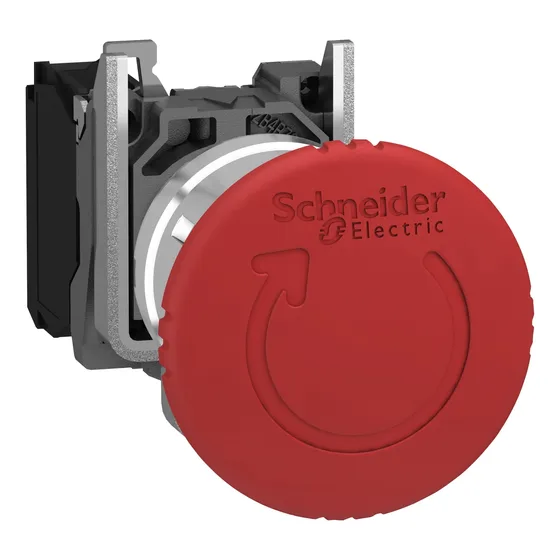 Pulsador Hongo Parada De Emergencia 40mm Xb4bs8442 Schneider