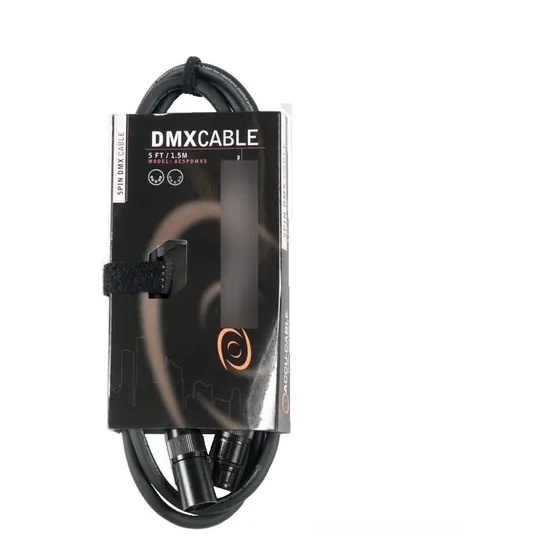 Adj Cable Dmx Xlr 5-pines 1.5mt 4 Conductores + 1 Tierra Pvc