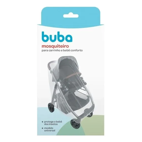 Mosquiteiro Carrinho/bebe Conforto Proteção Anti Mosquito Cor Branco