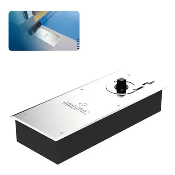 Mola Porta Dorma Vidro Fecha Sozinha Inox Hidraulica Soprano