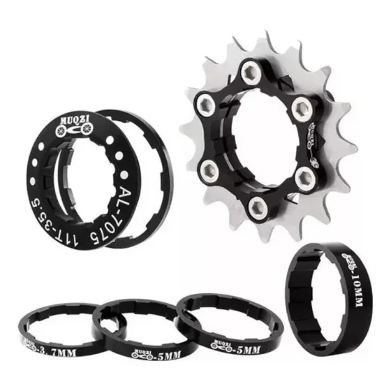Adaptador Single Speed Cog Único Catraca K7 Cubo Cassete