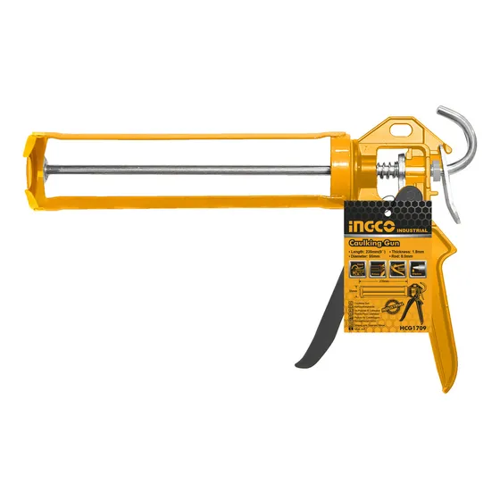 Ff Pistola Aplicar Pomo Cartucho Silicona Ingco Hcg1709