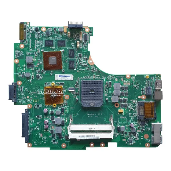 Placa Mãe Asus N53t N53ta Main Board Rev. 2.0 Com Vga C/ Nfe