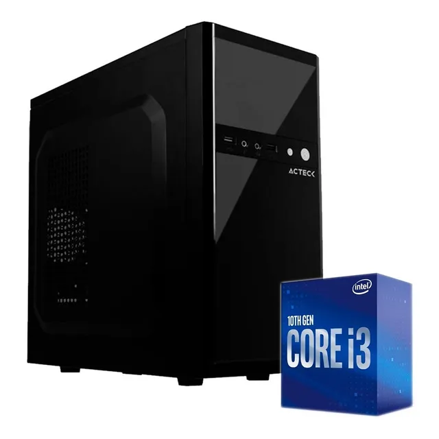 Pc Gamer Intel Core I3-10100 4.3ghz 4core 8gb Ram Ssd 480gb