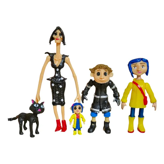 Maqueta Figuras Pequeñas Coraline, Para Pastel O Colección