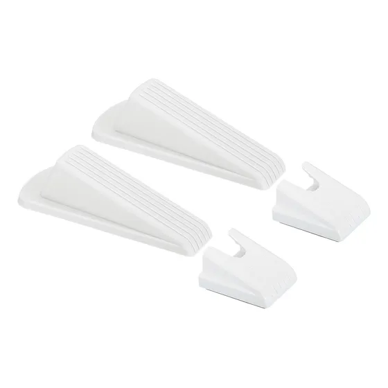 4 Tope Puerta Goma Para Cuña Resistente Caja Almacenamiento