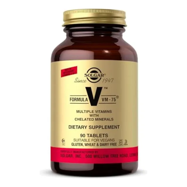 Multivitamínico Formula Vm-75 Solgar 90 Tabletas