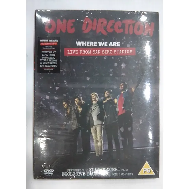 One Direction. Live From San Siro. Dvd Nuevo. Qqk. Ag Pb Zz