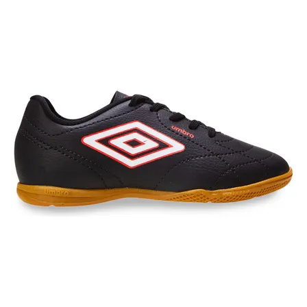Chuteira Futsal Umbro Masculina Cimento Class Footballer Preto/branco/vermelho 43 Br