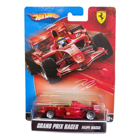 Hot Wheels Ferrari Fórmula 1 Racer Felipe Massa 2007 Mattel Vermelho