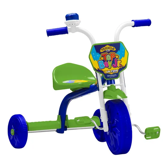 Triciclo Infantil Com Buzina Colorido Menino Menina Velotrol