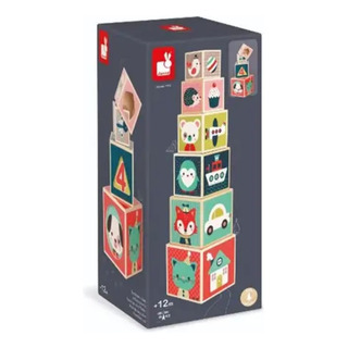 Jogo Pirâmide De 6 Blocos Baby Forest Janod Jogo Pirâmide De 6 Blocos Baby Forest Janod