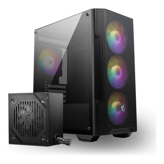 Kit Msi Gabinete Forge M100a Fuente 600w 80plus Atx Kit Msi Gabinete Forge M100a Fuente 600w 80plus Atx