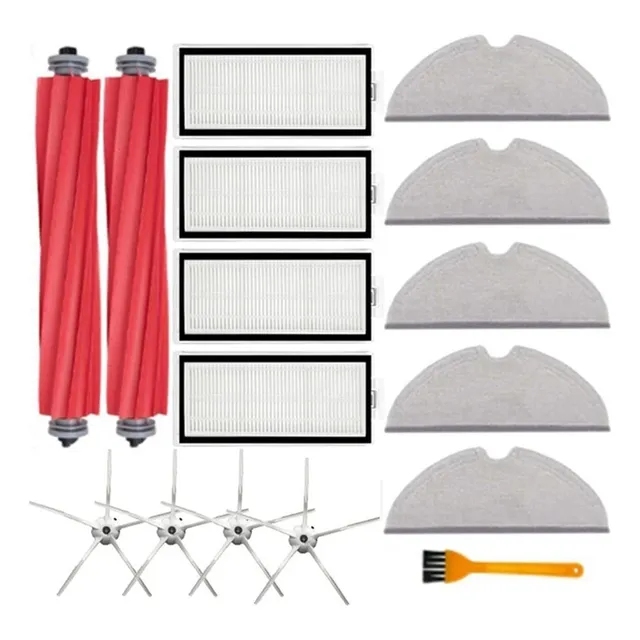 16pcs Kit De Acessórios Para Roborock Q7 Max Parts Hepa Filt