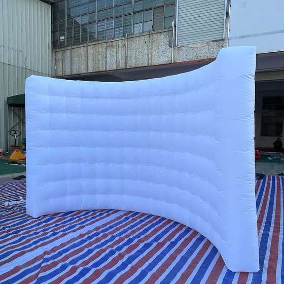 Pared Inflable Para Cabina Foto Luz Led 10 Pie Largo X 5 7.6