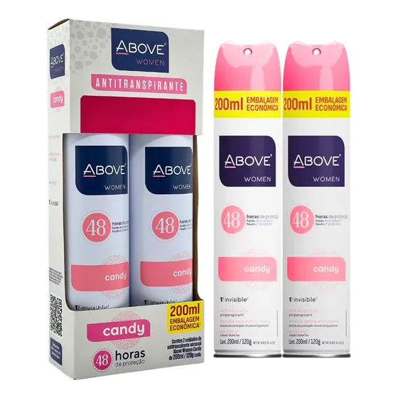 Antitranspirante jato seco LT++/Above Above Men pacote de 2 u