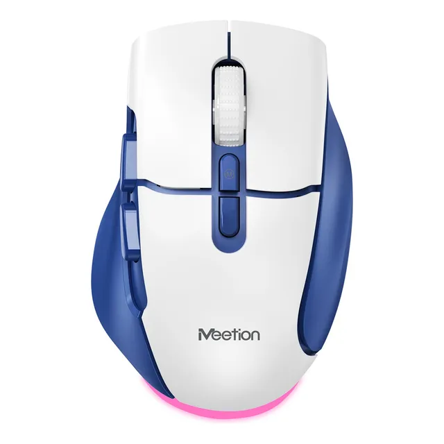 Mouse Inalámbrico Conectividad Usb Bluetooth Dpi Ajustables Azul
