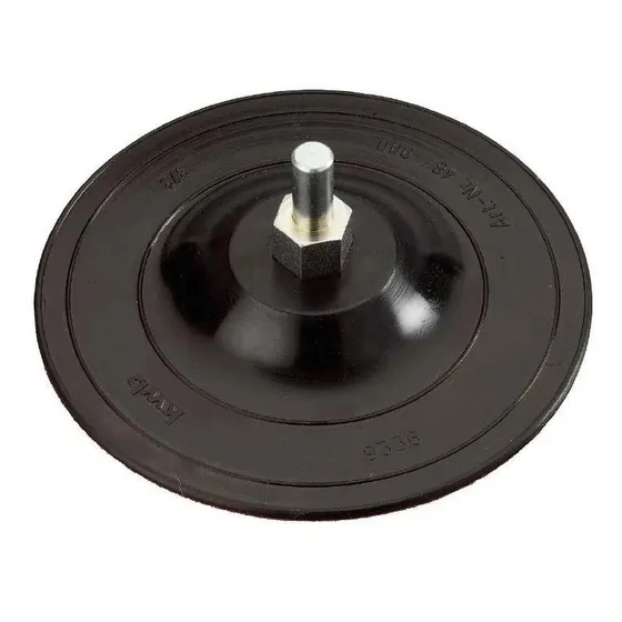 Plato De Lijado C/velcro P/taladro 125 Mm 8 Mm