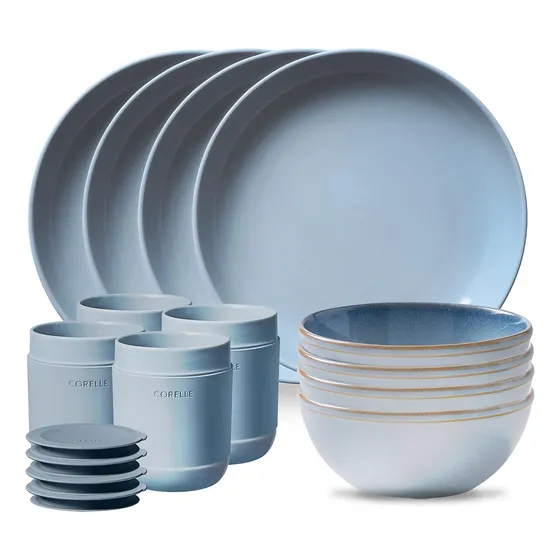 Juego De Vajilla Corelle, Para Cuatro Personas, 16 Piezas
