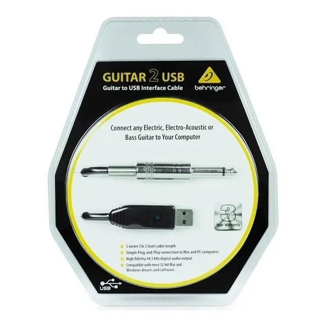 Interfaz Cable Behringer Guitar 2 Usb Original En Blister