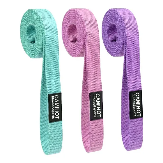 Cinturon Yoga Cinto Fitness 2.5m Estiramiento Pilates Elonga Color Rosa