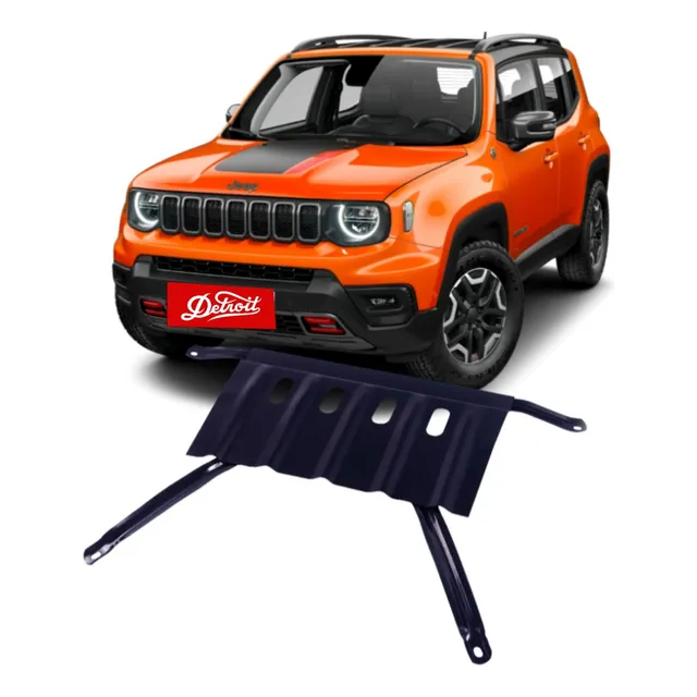 Peito De Aço Jeep Renegade 2015 A 2025 Protetor Cárter 1,2mm