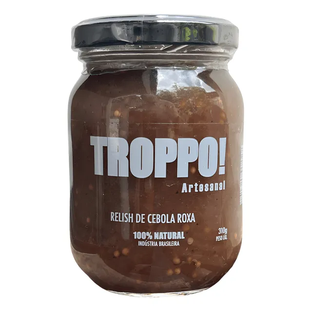 Relish De Cebola Roxa Troppo! Artesanal 210g